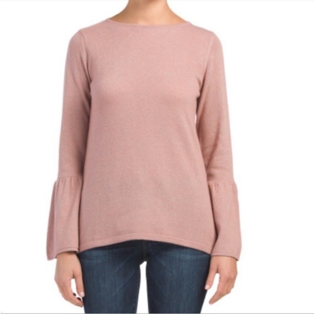 Benedetta B wool cashmere bell sleeve top